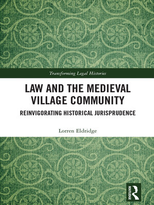 cover image of Law and the Medieval Village Community